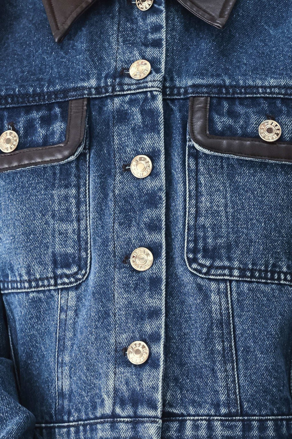 VINTAGE DENIM RENDEZVOUS DENIM CROP JACKET